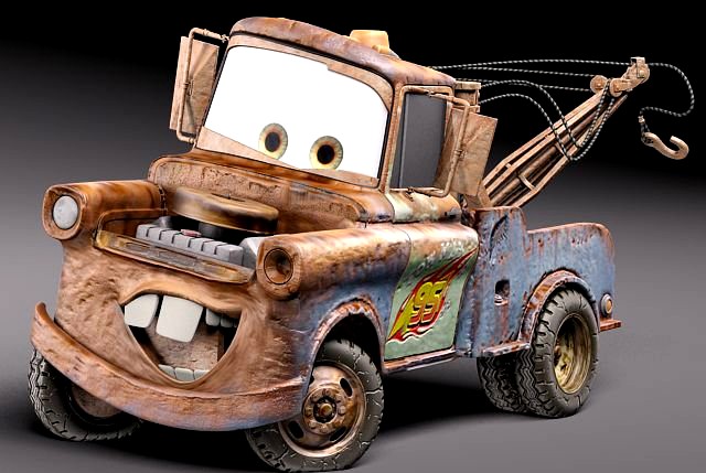 Tow Mater CARS 3D Model