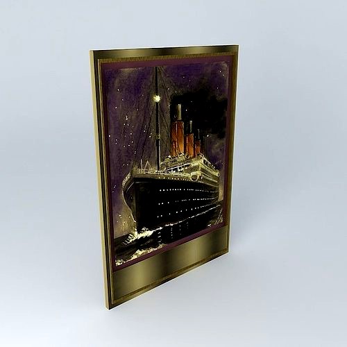 TITANIC Oil Painting Sculptured 1912