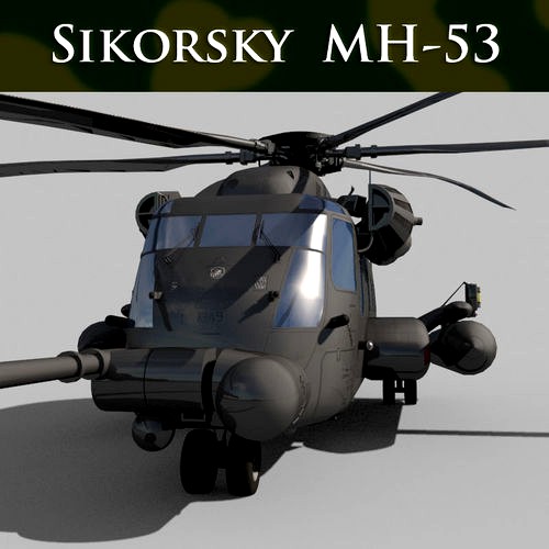 Sikorsky MH-53 Pave Low helicopter 3d model