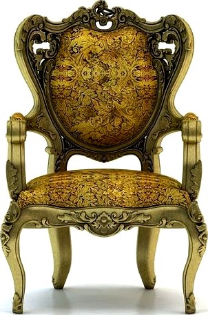 Classical carved chair