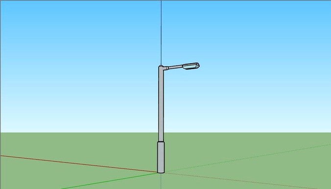 Basic Street Light - Lampost