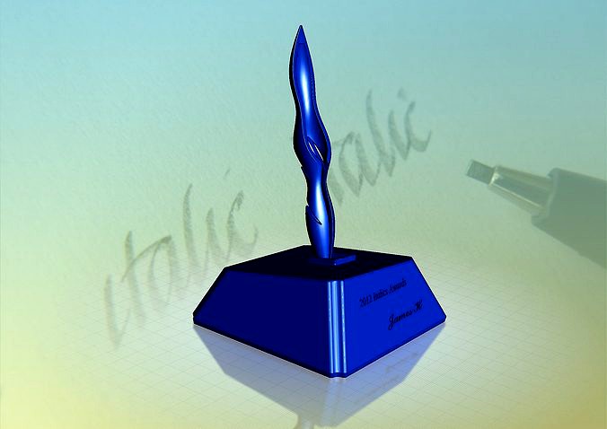 Italics Winner Trophy 1