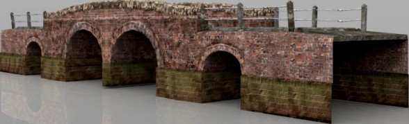 Country Lane Bridge 3D Model