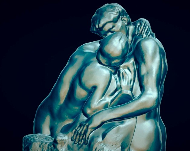 The Kiss by Rodin | 3D