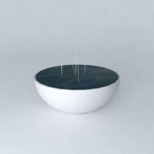 Basin with fountain