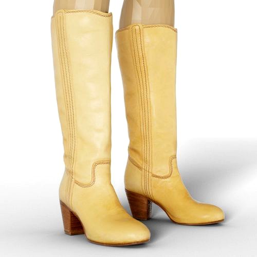 Boot Beige Women Footwear