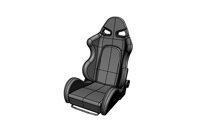 Bride style sparco race car seat