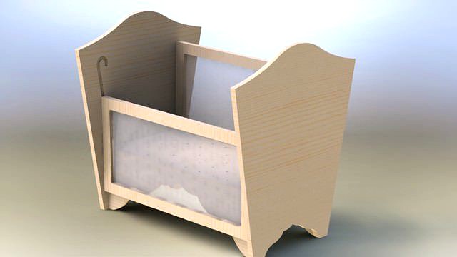 Wooden cot asm