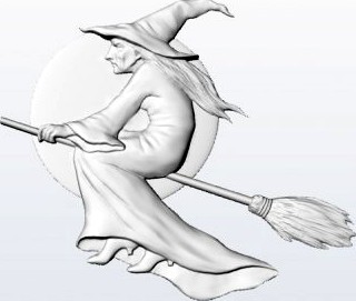 Witch relief 3D Model