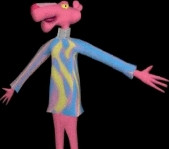 Pink Panther 3D Model