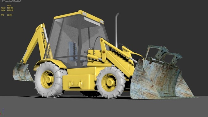 JCB 3D Model