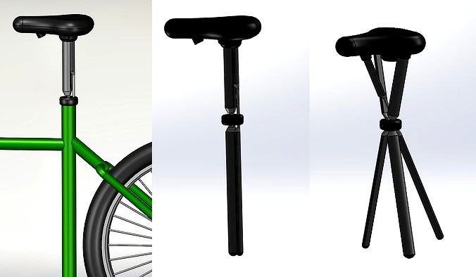 Transformable bicycle seat