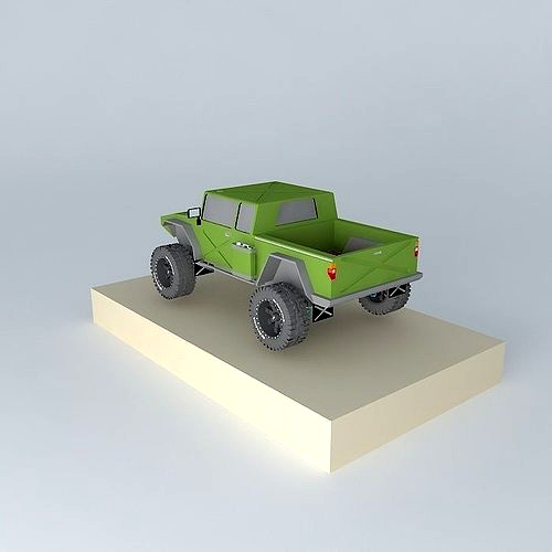 MILITARY PICK-UP WITH SUSPENSION