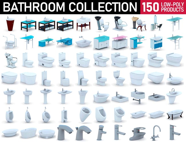 Bathroom Collection - 150 Products
