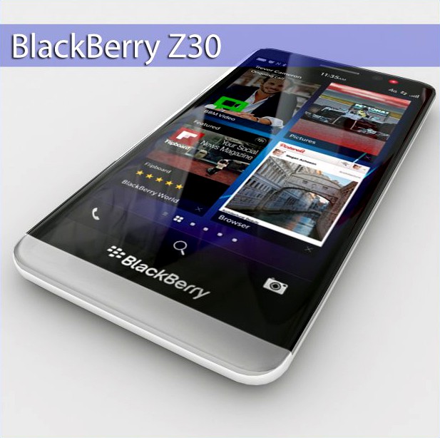 BlackBerry Z30 3D Model