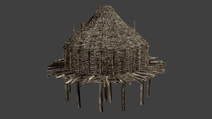 Prehistoric Wooden Hut