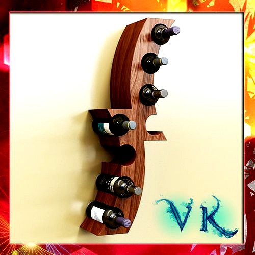 Wine Bottle Rack 01