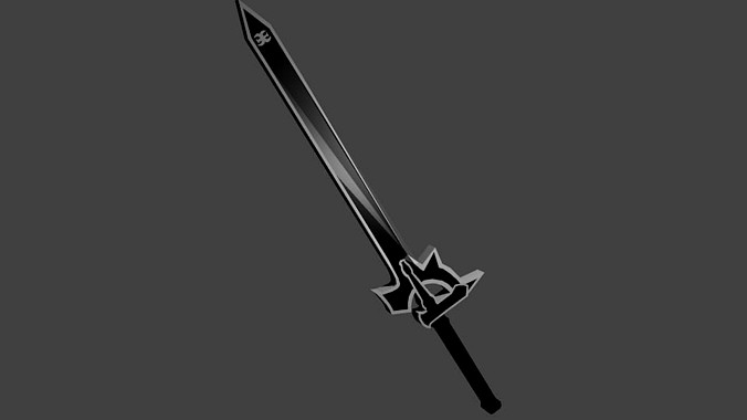 Kiritos Black Sword Sword Art Online