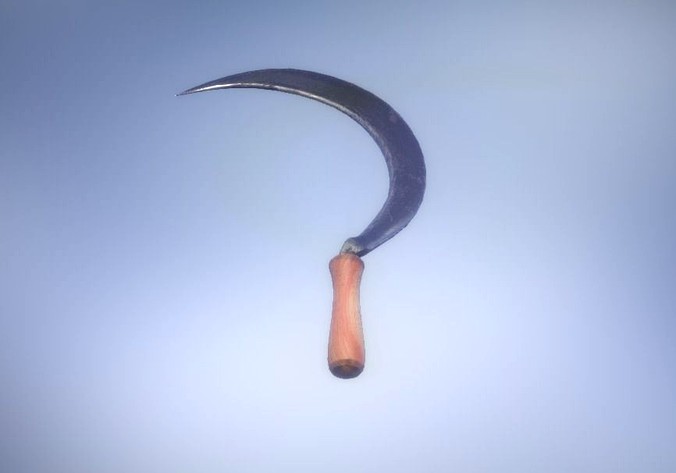 Low Poly Sickle Farming Tool Editorial License