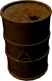 Oil Barrel 3D Model