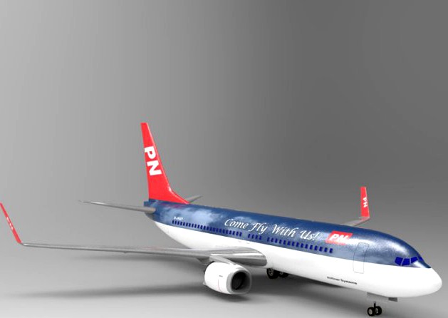 Aircraft 737 3D Model
