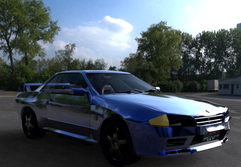 Skyline GTR 3D Model
