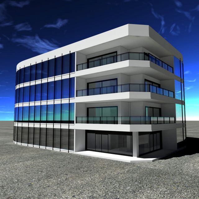 Miami Building 3D Model