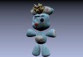 Teddy Bean Old 3D Model