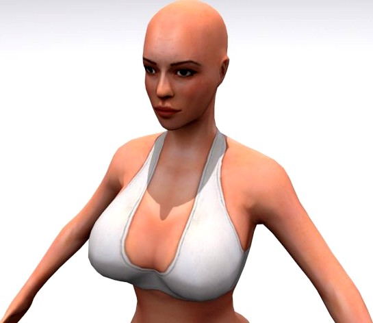 High Resolution Female 3D Model