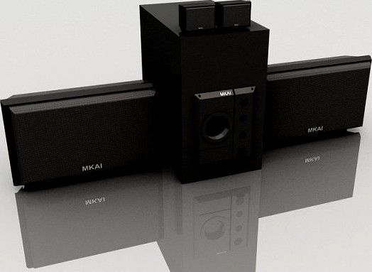 Audio woofer 3D Model