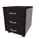 Drawer unit on casters