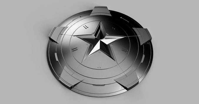 Marvel Captain America Shield - Play Arts Kai version  | 3D