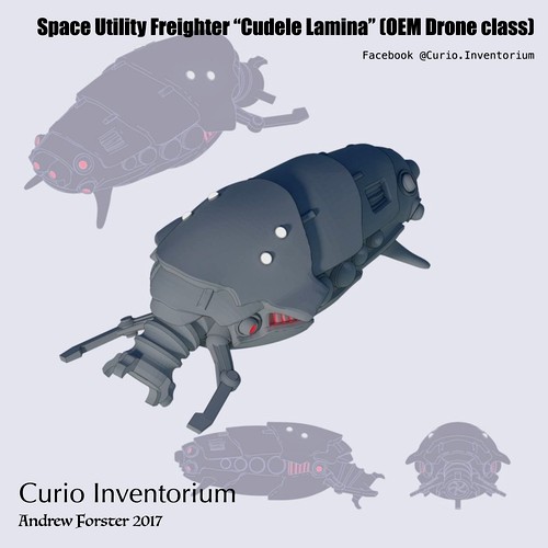 Space Freighter Cudele Lamina | 3D