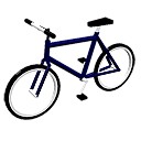 Blue bike