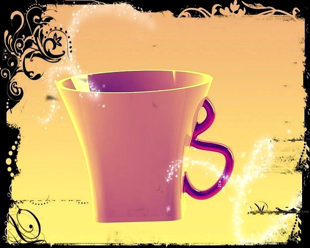 Coffee mug dashing
