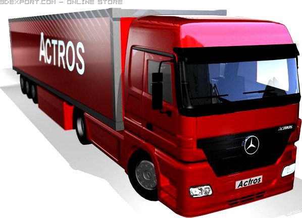 Mercedes Actros 3D Model