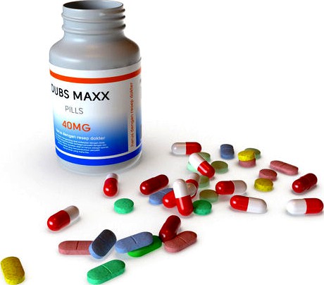 Medical Pill Capsule Tablet with the Bottle