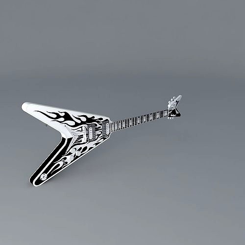 Michael Schenker singnature flame v guitar