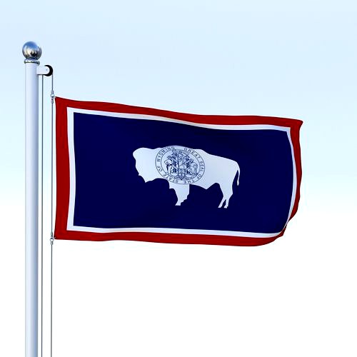 Animated Wyoming Flag