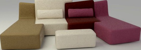 Confluences four seats 3D Model