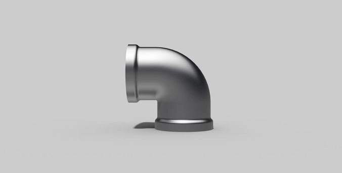 3-4 Inch BSP - Elbow  90 degrees F - Autodesk Inventor