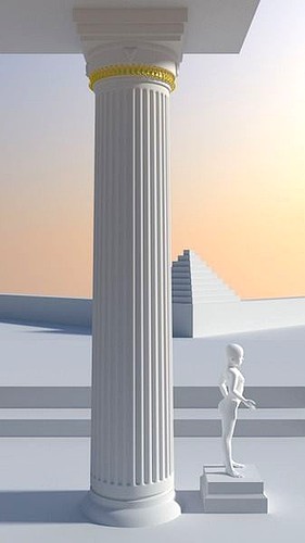 Greek Corinthian Column