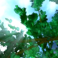 Test subsurface scatering On leaves