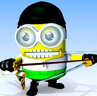 Minion x Zoro fan art