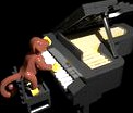 Monkey Playing Grand Piano!!!!!!!!!!!!!!