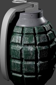 Fragmentation Grenade 3D Model