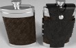 Flask with leather case 3D Model