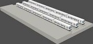 Metro Train3d model