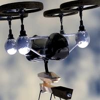 Cycles quadcopter with mounted gun