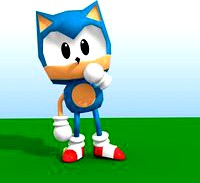 Sonic low poly